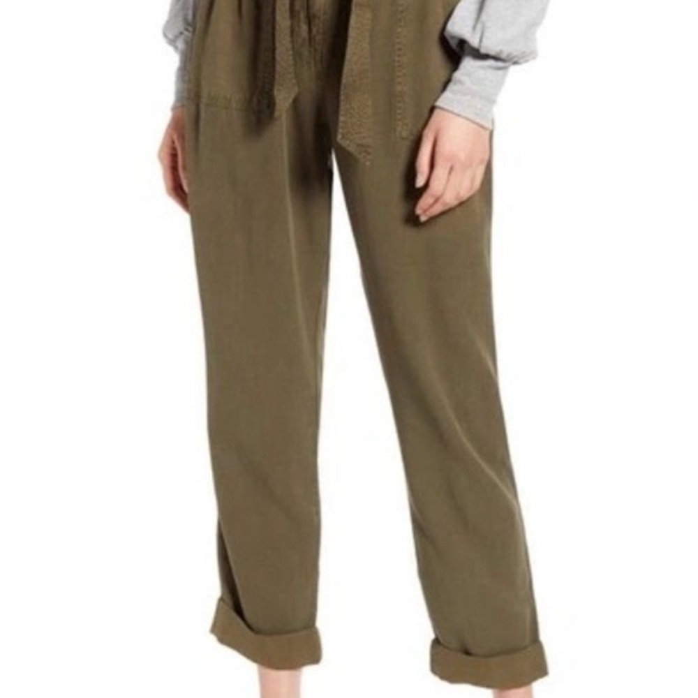 Olive Green Women's Pants